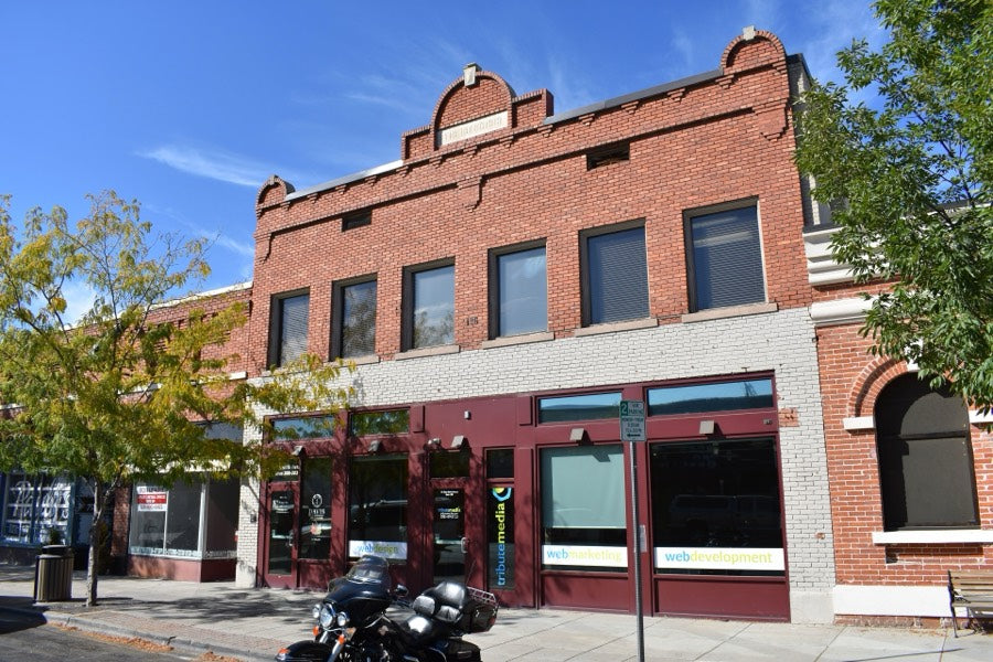 The historic Idaho Building in downtown Meridian